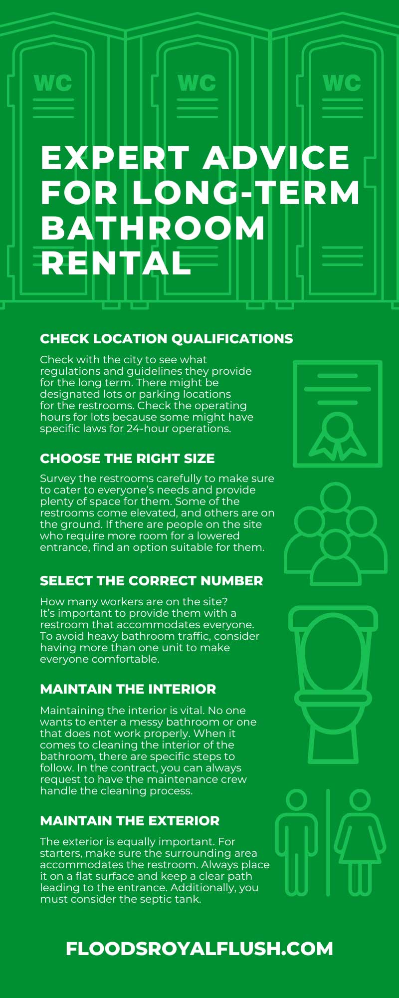 Expert Advice for Long-Term Bathroom Rental