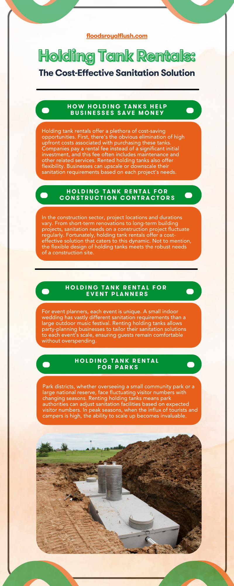 Holding Tank Rentals: The Cost-Effective Sanitation Solution