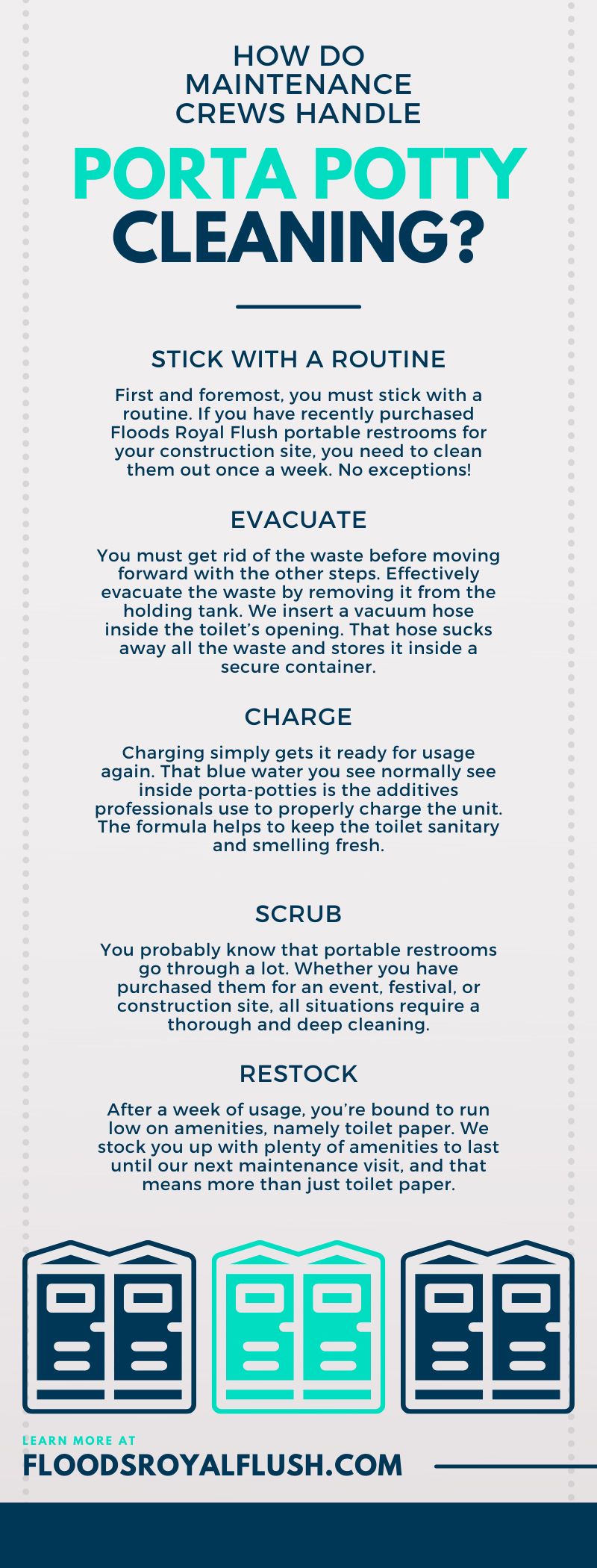 How Do Maintenance Crews Handle Porta Potty Cleaning?