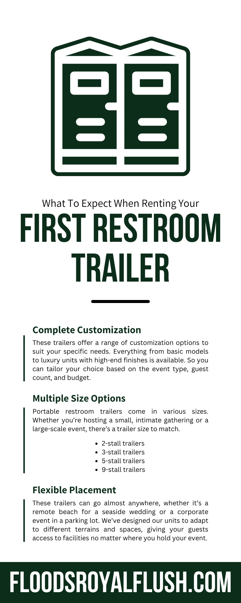 What To Expect When Renting Your First Restroom Trailer
