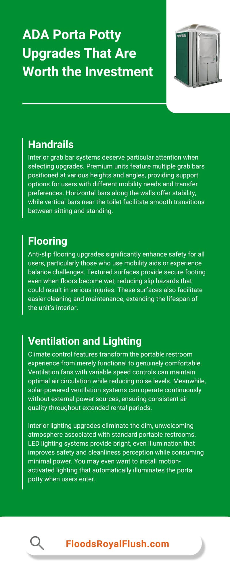 ADA Porta Potty Upgrades That Are Worth the Investment