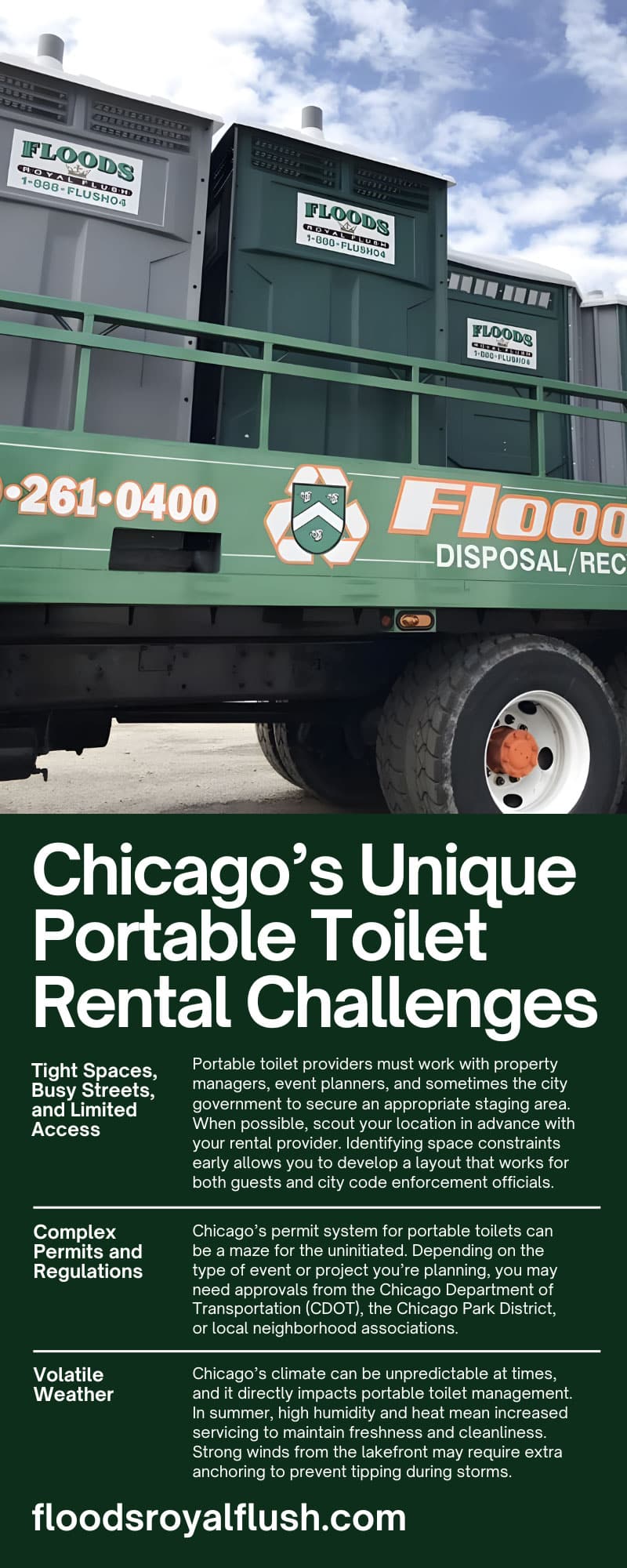 Chicago’s Unique Portable Toilet Rental Challenges