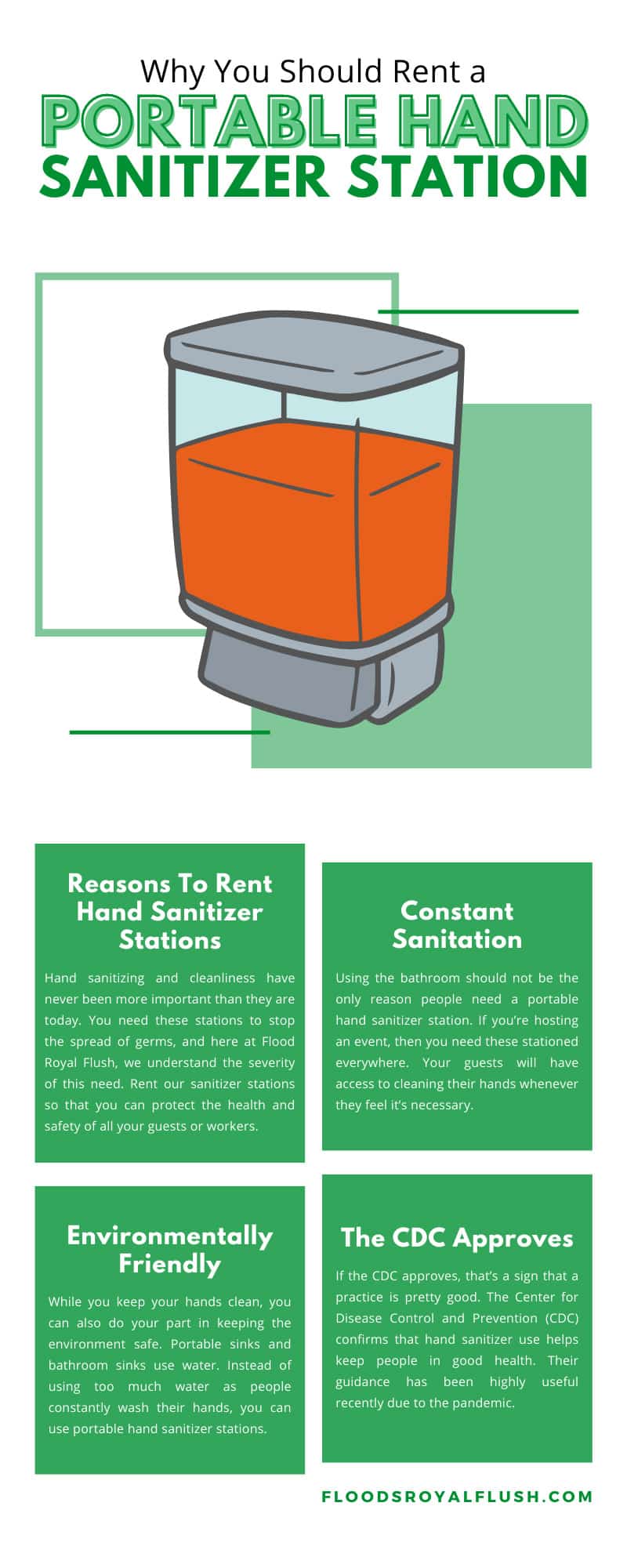 Why You Should Rent a Portable Hand Sanitizer Station