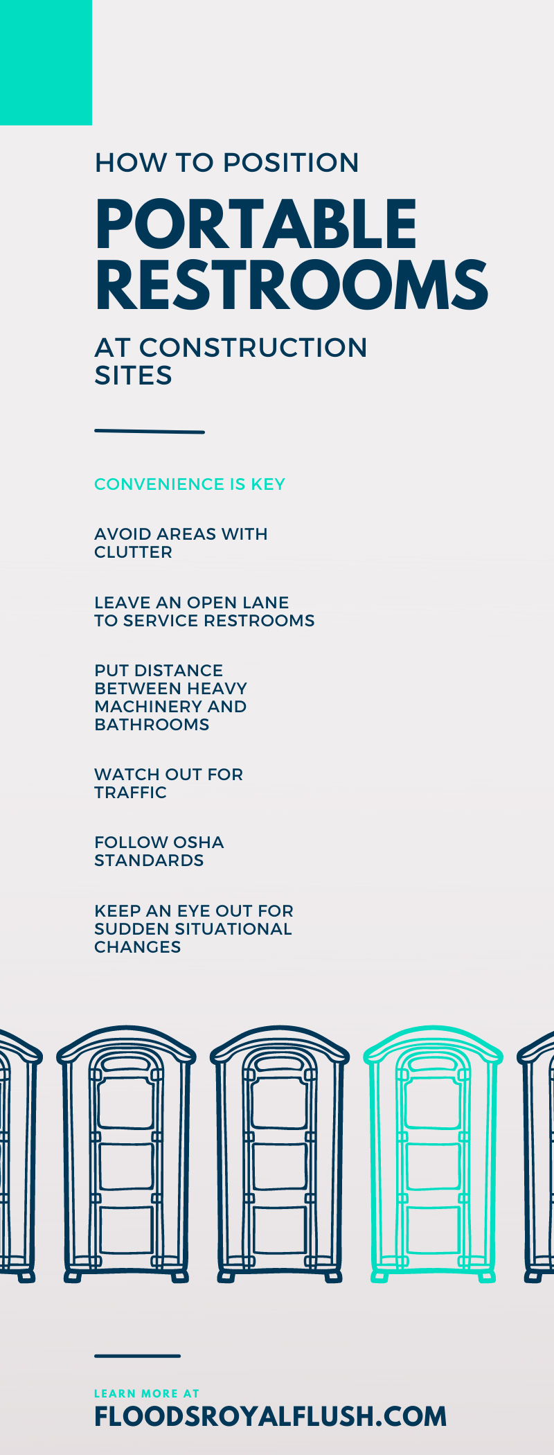 How To Position Portable Restrooms at Construction Sites