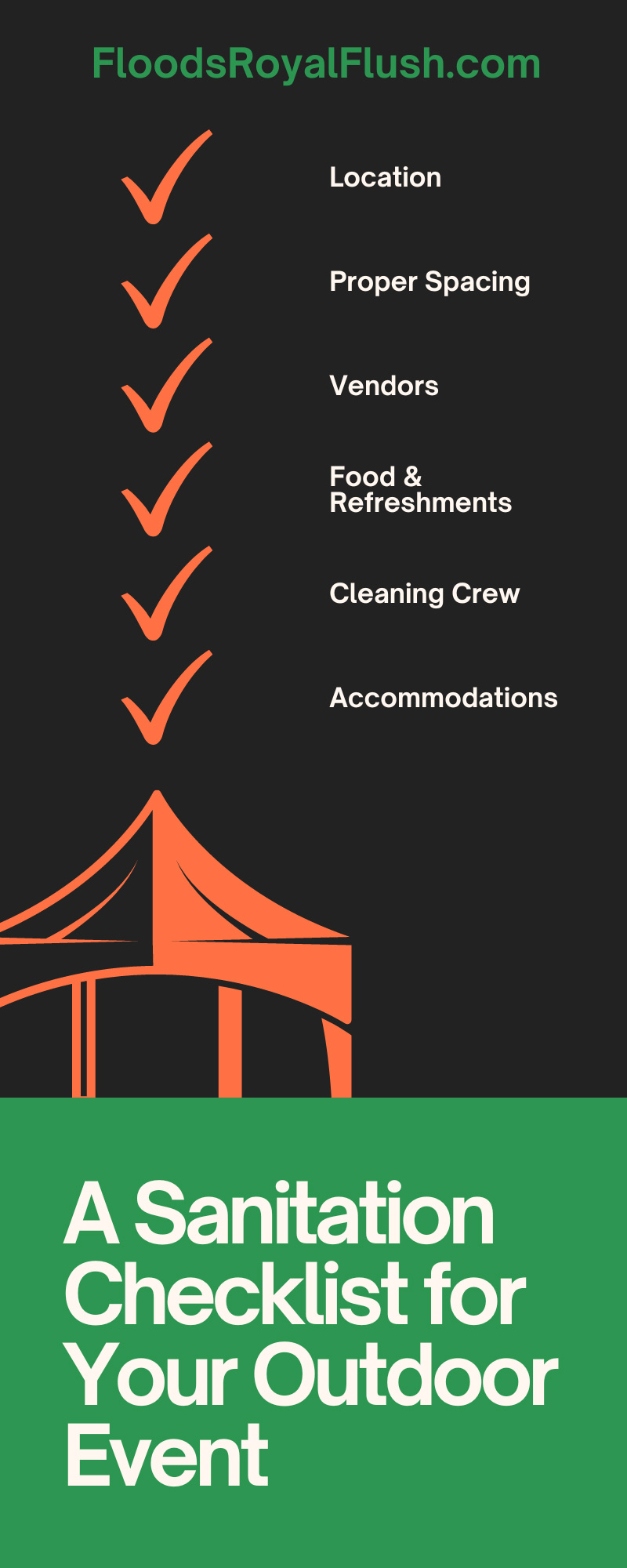 A Sanitation Checklist for Your Outdoor Event