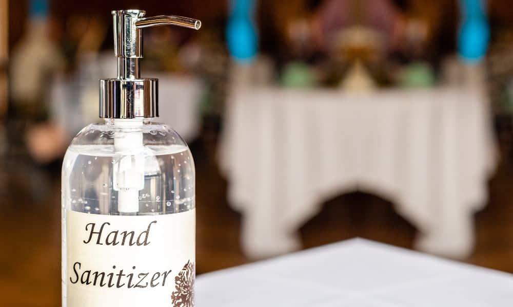 7 Hand Sanitizing Station Decorating Ideas for Weddings