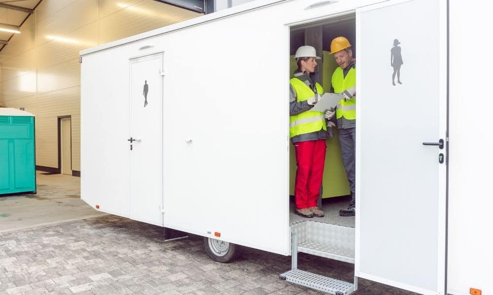 Why Holding Tanks Are Ideal for Construction Site Trailers